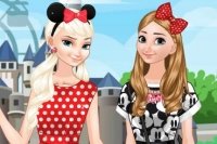 Frozen Schwestern im Disneyland Frozen Schwestern im Disneyland