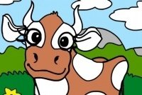 Kuh Malvorlage Kuh Malvorlage