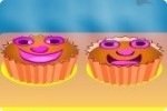 Muffins mit Gesichter Muffins mit Gesichter