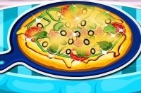 Pizza zum Abendessen Pizza zum Abendessen