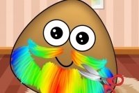 Pou beim Rasieren Pou beim Rasieren