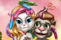 Talking Tom und Angela Friseur Talking Tom und Angela Friseur