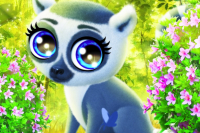 Fröhlicher Lemur