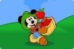 Mickey Maus Apfelfangen