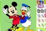 Mickey und Donald ausmalen
