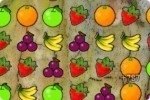 Obst in einer Reihe